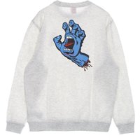 Men’s Crewneck Sweatshirt Screaming Hand Chest Crew Athletic Heather Men’s Crewneck Sweatshirt Screaming Hand Chest Crew Athletic Heather