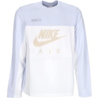 Men’s Long Sleeve Shirt Sportswear Air Poly-knit Crew Football Greywhitevivid Sulfur
