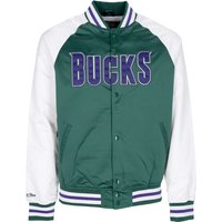 Men’s Bomber Jacket Nba Primetime Lw Satin Jacket Hardwood Classics Milbuc Dark Green Men’s Bomber Jacket Nba Primetime Lw Satin Jacket Hardwood Classics Milbuc Dark Green