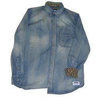 Men’s Long Sleeve Shirt Wrung Shirt Ls “the Works” Denimleopard Men’s Long Sleeve Shirt Wrung Shirt Ls “the Works” Denimleopard