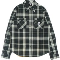 Monarch Men’s Long Sleeve Shirt Ls Flannel X Playboy Black Monarch Men’s Long Sleeve Shirt Ls Flannel X Playboy Black