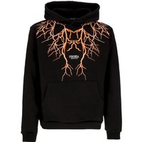 Lightweight Men’s Hoodie Lightning Hoodie Blackorange