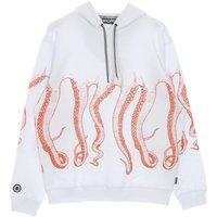 Lightweight Hooded Sweatshirt for Men Outline Hoodie White Lightweight Hooded Sweatshirt for Men Outline Hoodie White