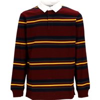 Men’s Long Sleeve Polo Ls Oregon Rugby Shirt Starco Stripeburgundy Men’s Long Sleeve Polo Ls Oregon Rugby Shirt Starco Stripeburgundy
