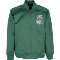 Men’s Bomber Jacket Nba Lightweight Satin Bomber Milbuc Original Team Colors Men’s Bomber Jacket Nba Lightweight Satin Bomber Milbuc Original Team Colors