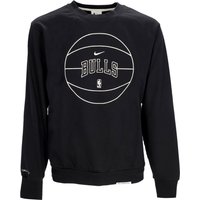 Men’s Lightweight Crewneck Sweatshirt Nba Standard Issue Dri-fit Crewneck Chibul Black