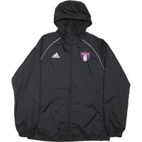 ADIDAS Mens Black Nylon Track Jacket L Plain Hooded Zip Sports Casual ADIDAS Mens Black Nylon Track Jacket L Plain Hooded Zip Sports Casual