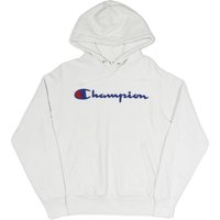 CHAMPION REVERSE WEAVE Mens White Hoodie S Classic Logo Pullover Cotton Blend CHAMPION REVERSE WEAVE Mens White Hoodie S Classic Logo Pullover Cotton Blend