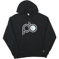 CHAMPION Mens Black Pullover Hoodie M Cotton Blend Casual Streetwear CHAMPION Mens Black Pullover Hoodie M Cotton Blend Casual Streetwear