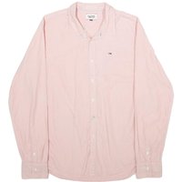 HILFIGER DENIM Mens Pink Cotton Shirt Casual Long Sleeve Pocket HILFIGER DENIM Mens Pink Cotton Shirt Casual Long Sleeve Pocket