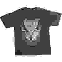 Mens Black Cotton Owl Face Graphic Shirt M Short Sleeve Crew Neck Mens Black Cotton Owl Face Graphic Shirt M Short Sleeve Crew Neck