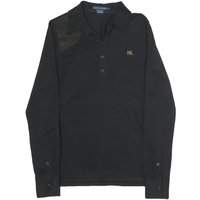 RALPH LAUREN Mens Black Long Sleeve Plain Polo Shirt L Cotton Classic Fit RALPH LAUREN Mens Black Long Sleeve Plain Polo Shirt L Cotton Classic Fit