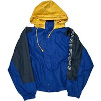 Nautica Spellout Windbreaker – Medium Blue Nylon Nautica Spellout Windbreaker – Medium Blue Nylon