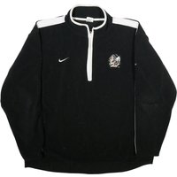 NIKE Mens Black & White Patterned Pullover Jumper Polyester Sportswear