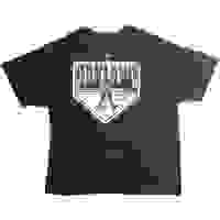 MAJESTIC Mens Black Oakland As Shirt Short Sleeve Crew Neck Cotton Blend MAJESTIC Mens Black Oakland As Shirt Short Sleeve Crew Neck Cotton Blend