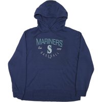 FANATICS Mens Navy Mariners Baseball Pullover Hoodie Sports Sweatshirt FANATICS Mens Navy Mariners Baseball Pullover Hoodie Sports Sweatshirt