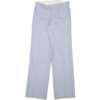 Mens Light Blue Wool Blend Regular Fit Straight Leg Trousers W L Classic Mens Light Blue Wool Blend Regular Fit Straight Leg Trousers W L Classic