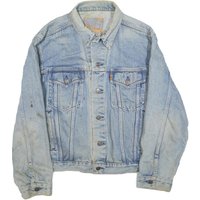 LEVI’S Mens Blue Denim Jacket M Cotton Blend Button Closure Classic Fit Casual LEVI’S Mens Blue Denim Jacket M Cotton Blend Button Closure Classic Fit Casual