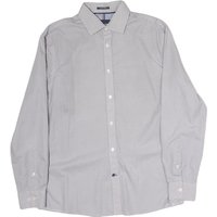 TOMMY HILFIGER Mens White & Blue Printed Cotton Shirt M Classic Fit Long Sleeve TOMMY HILFIGER Mens White & Blue Printed Cotton Shirt M Classic Fit Long Sleeve