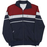 LOFFLER Mens Navy & Red Colourblock Track Jacket S Polyester Blend Zip LOFFLER Mens Navy & Red Colourblock Track Jacket S Polyester Blend Zip