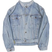 LEE Mens Blue Denim Jacket M Cotton Blend Button Closure Classic Style LEE Mens Blue Denim Jacket M Cotton Blend Button Closure Classic Style
