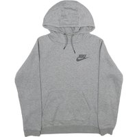 NIKE Mens Grey Hoodie S Cotton Blend Pullover Lightweight Sportswear NIKE Mens Grey Hoodie S Cotton Blend Pullover Lightweight Sportswear