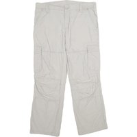 CLOCKHOE Mens Cotton Beige Regular Fit Straight Leg Trousers W L Casual CLOCKHOE Mens Cotton Beige Regular Fit Straight Leg Trousers W L Casual