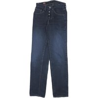 EDWIN Mens Regular Fit Blue Denim Jeans W L Button Closure Cotton Blend
