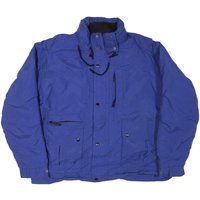 HARBOR BAY Mens Blue Polyester Blend Jacket Zip Up Outdoor Warm HARBOR BAY Mens Blue Polyester Blend Jacket Zip Up Outdoor Warm