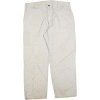 CARHARTT Mens Cotton Blend White Loose Straight Trousers W L Workwear Cargo CARHARTT Mens Cotton Blend White Loose Straight Trousers W L Workwear Cargo