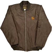 Workwear Unbranded Bomber Jacket – Large Brown Polyester Workwear Unbranded Bomber Jacket – Large Brown Polyester