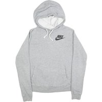 NIKE Mens Grey Hoodie Pullover M Cotton Drawstring Hood Casual Sweatshirt NIKE Mens Grey Hoodie Pullover M Cotton Drawstring Hood Casual Sweatshirt
