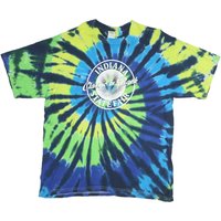 GILDAN Mens Blue & Green Tie Dye Indiana State Fair Graphic Shirt Short GILDAN Mens Blue & Green Tie Dye Indiana State Fair Graphic Shirt Short