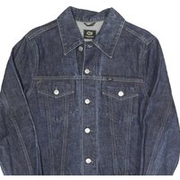 INDTRIAL DENIM Mens Blue Button Cotton Blend Denim Jacket M Plain Classic Fit INDTRIAL DENIM Mens Blue Button Cotton Blend Denim Jacket M Plain Classic Fit