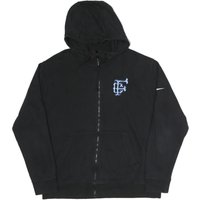 NIKE Mens Black F Logo Zip Up Hoodie L Athletic Casual Sweatshirt NIKE Mens Black F Logo Zip Up Hoodie L Athletic Casual Sweatshirt