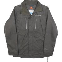COLUMBIA Mens Grey Jacket S Polyester Blend Zip Outdoor Coat