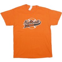 GILDAN Mens Orange Softball La Porte Graphic Shirt M Short Sleeve Crew Neck GILDAN Mens Orange Softball La Porte Graphic Shirt M Short Sleeve Crew Neck