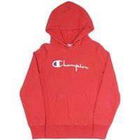 CHAMPION REVERSE WEAVE Mens Red Hoodie M Embroidered Logo Cotton Blend CHAMPION REVERSE WEAVE Mens Red Hoodie M Embroidered Logo Cotton Blend