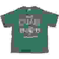 TEEJAYS Mens Green Graphic Shirt L Short Sleeve Crew Neck Cotton Blend Jersey TEEJAYS Mens Green Graphic Shirt L Short Sleeve Crew Neck Cotton Blend Jersey