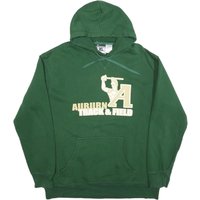 EASTBAY Mens Green Auburn Track & Field Hoodie Cotton Blend Pullover EASTBAY Mens Green Auburn Track & Field Hoodie Cotton Blend Pullover