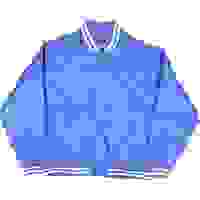 HOLLOWAY Mens Blue Button Jacket Polyester Blend Track Bowling Retro HOLLOWAY Mens Blue Button Jacket Polyester Blend Track Bowling Retro