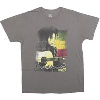 BOB MARLEY Mens Grey Bob Marley Songs Of Freedom Graphic Shirt L Short Sleeve BOB MARLEY Mens Grey Bob Marley Songs Of Freedom Graphic Shirt L Short Sleeve