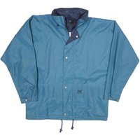 HELLY HANSEN Mens Blue & Navy Outdoor Jacket L Polyester Blend Windbreaker Zip HELLY HANSEN Mens Blue & Navy Outdoor Jacket L Polyester Blend Windbreaker Zip