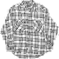 CANYON Mens Beige & Black Check Shirt Casual Cotton Flannel Long Sleeve CANYON Mens Beige & Black Check Shirt Casual Cotton Flannel Long Sleeve