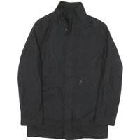 CALVIN KLEIN Mens Black Cotton Blend Zip Jacket M Plain Classic Casual Outerwear CALVIN KLEIN Mens Black Cotton Blend Zip Jacket M Plain Classic Casual Outerwear