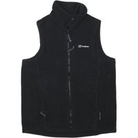 BERGHA Mens Black Fleece Waistcoat M Polyester Blend Zip Outdoor Vest BERGHA Mens Black Fleece Waistcoat M Polyester Blend Zip Outdoor Vest