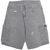 DICKIES Mens Grey Cargo Cotton Shorts L W Workwear Utility Pockets DICKIES Mens Grey Cargo Cotton Shorts L W Workwear Utility Pockets