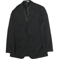 Mens Black Classic Cotton Blazer Jacket M Button Closure Plain Formal Mens Black Classic Cotton Blazer Jacket M Button Closure Plain Formal