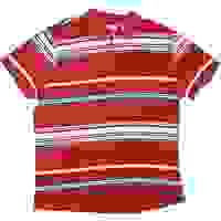 CHAPS Mens Red & White Striped Short Sleeve Polo Shirt Classic Fit Cotton CHAPS Mens Red & White Striped Short Sleeve Polo Shirt Classic Fit Cotton