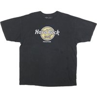 HARD ROCK CAFE Mens Black Graphic Shirt Short Sleeve Crew Neck Houston HARD ROCK CAFE Mens Black Graphic Shirt Short Sleeve Crew Neck Houston